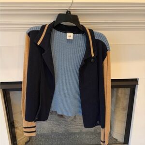 CAbi Turnback Cardigan EUC Large